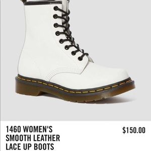 Dr Martens white boots